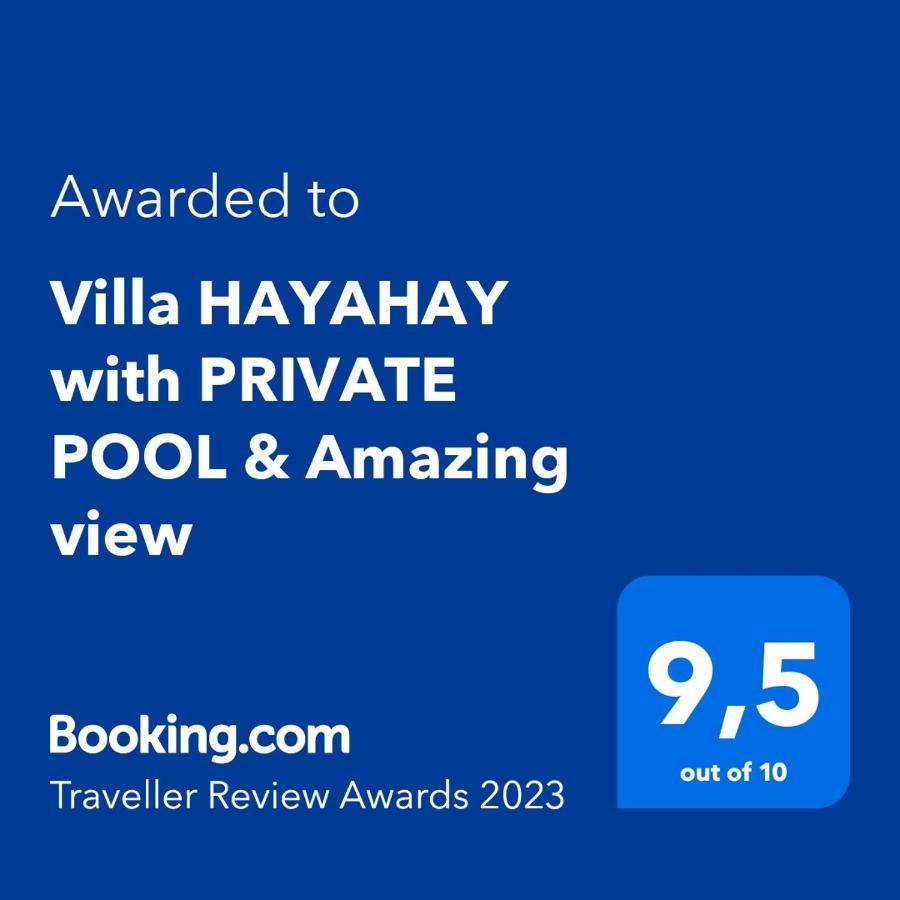 Villa Hayahay With Private Pool & Amazing View Calp Dış mekan fotoğraf