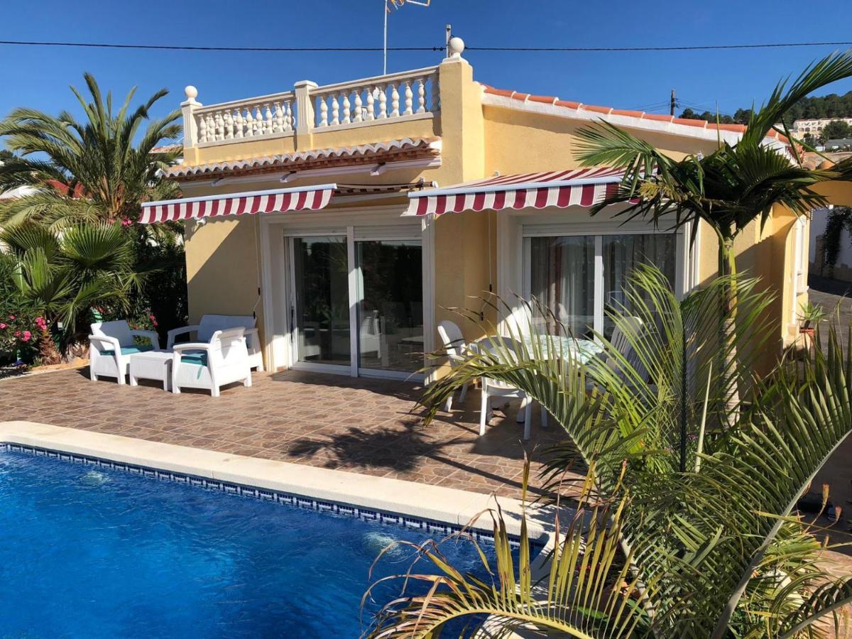 Villa Hayahay With Private Pool & Amazing View Calp Dış mekan fotoğraf