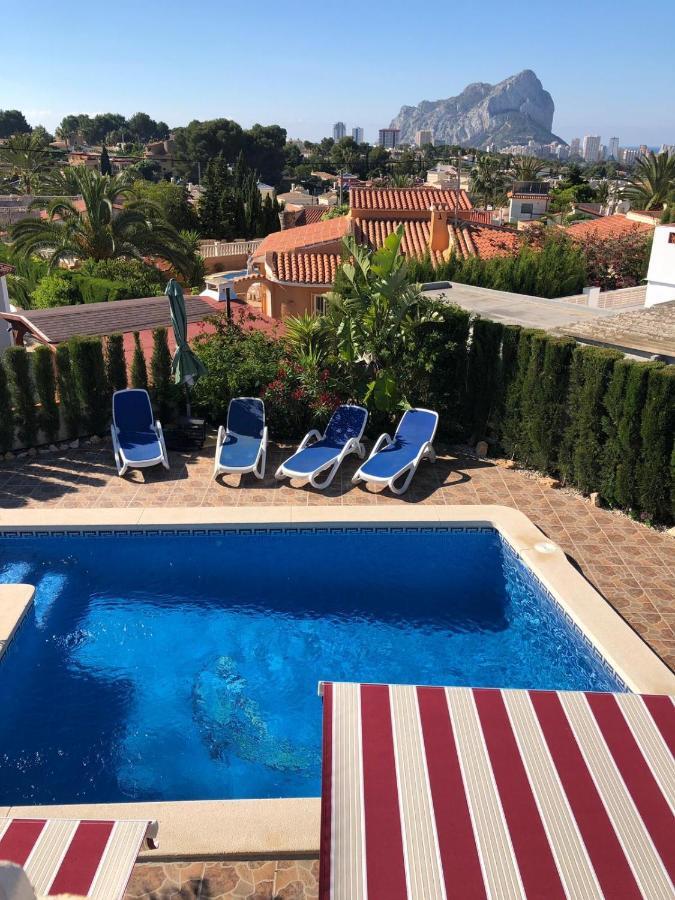 Villa Hayahay With Private Pool & Amazing View Calp Dış mekan fotoğraf